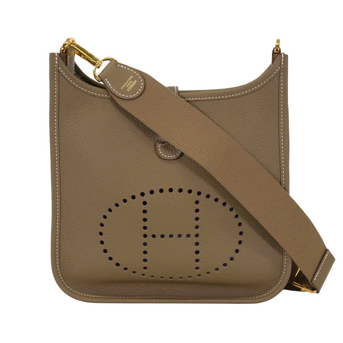 HERMES エルメス ショルダーバッグ エヴリン(エブリン) 23 エトープ (エトゥープ) トリヨン ゴールド金具 G刻印 新品