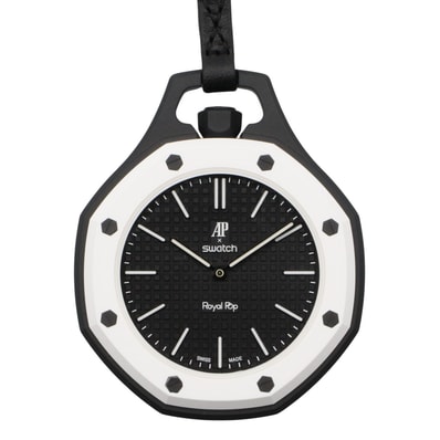 スウォッチ Swatch OCHO NEGRO SWATCH×AP 腕時計 時計 BIOCERAMIC レディース ブラック系 SSX03W101N 【中古】
