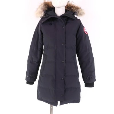 良品 カナダグース
ダウンコート SHELBURNE PARKA シェルバーンパーカ ネイビー レディース XS 3802LA