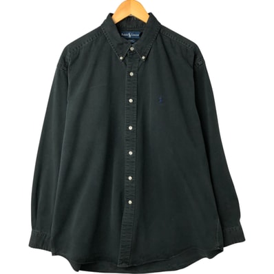 古着 ラルフローレン Ralph Lauren BLAKE 長袖 ボタンダウンシャツ メンズXL相当/eaa561023