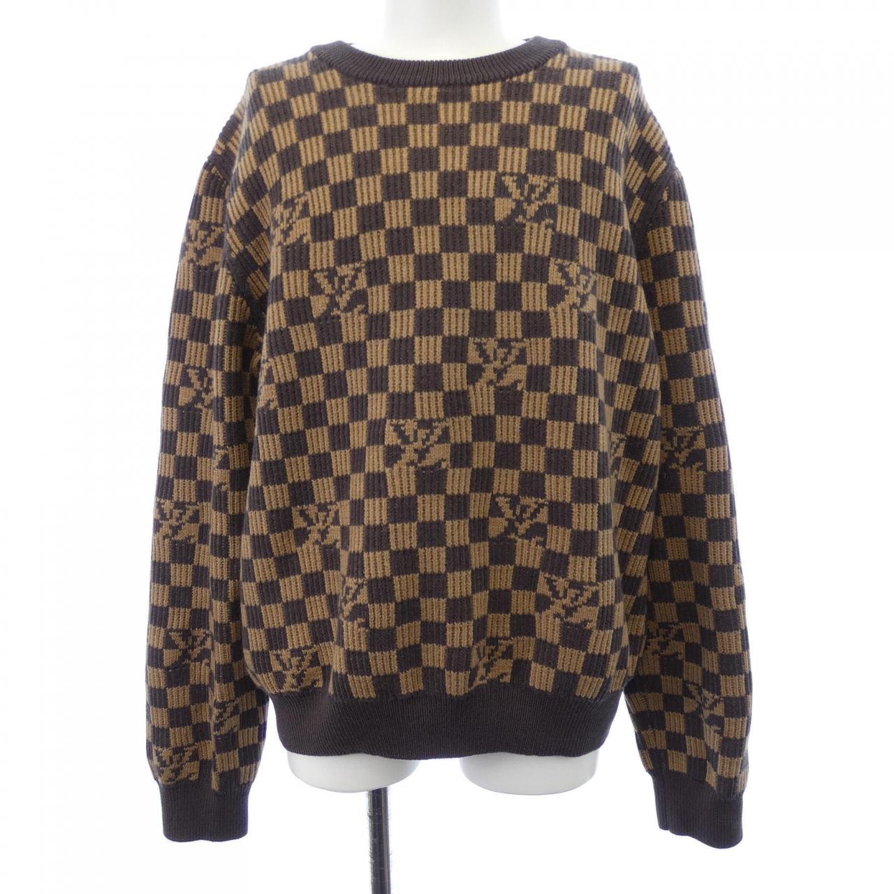ルイヴィトン LOUIS VUITTON リブデニムクルーネック HLN77WZLL ニット