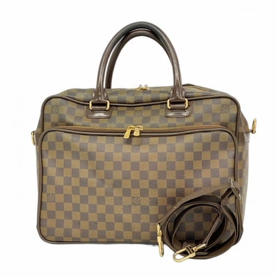 【6da0384-k】ルイヴィトン ビジネスバッグ ダミエ イカール N23252 エベヌ 2wayバッグ【中古】メンズ