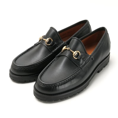 ■美品■GUCCI グッチ ローファー サイズ34 1/2 C ホースビット レザー 靴 ブランド古着【中古】20260515/RA8616