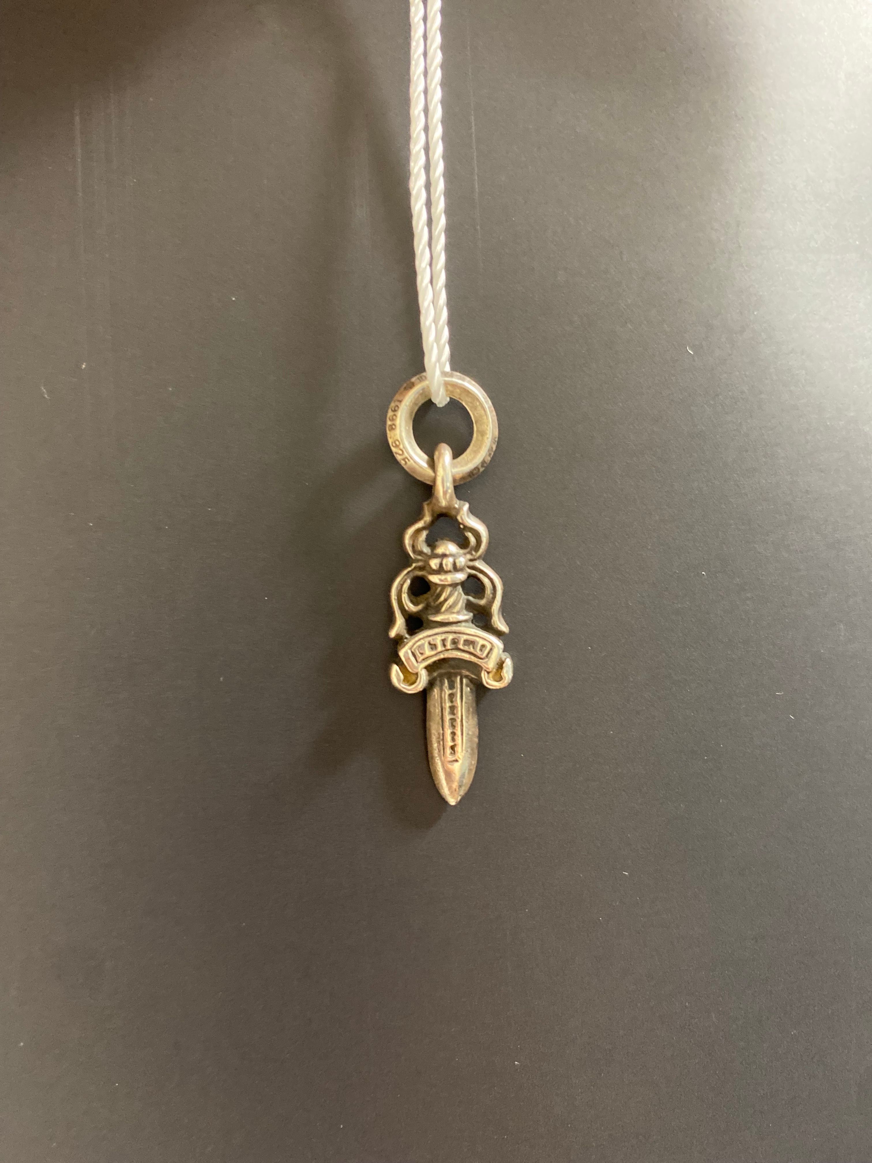 Chrome Hearts # 5 Dagger Charm "Silver"