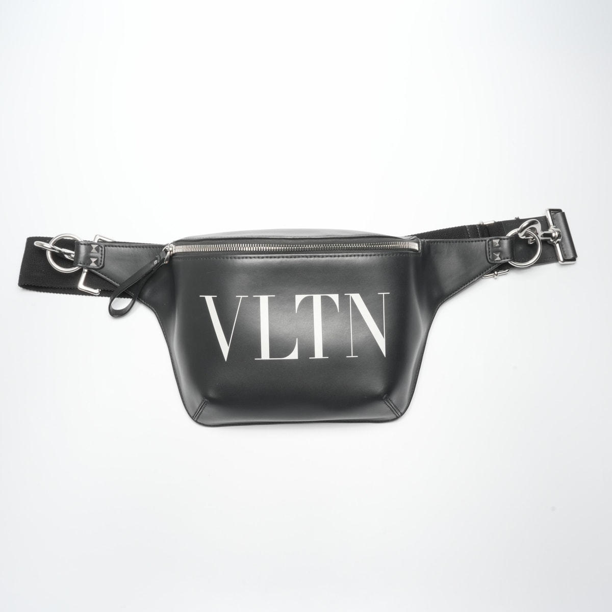 ヴァレンティノ VALENTINO VLTN ロゴ レザー ショルダーバッグ【中古】