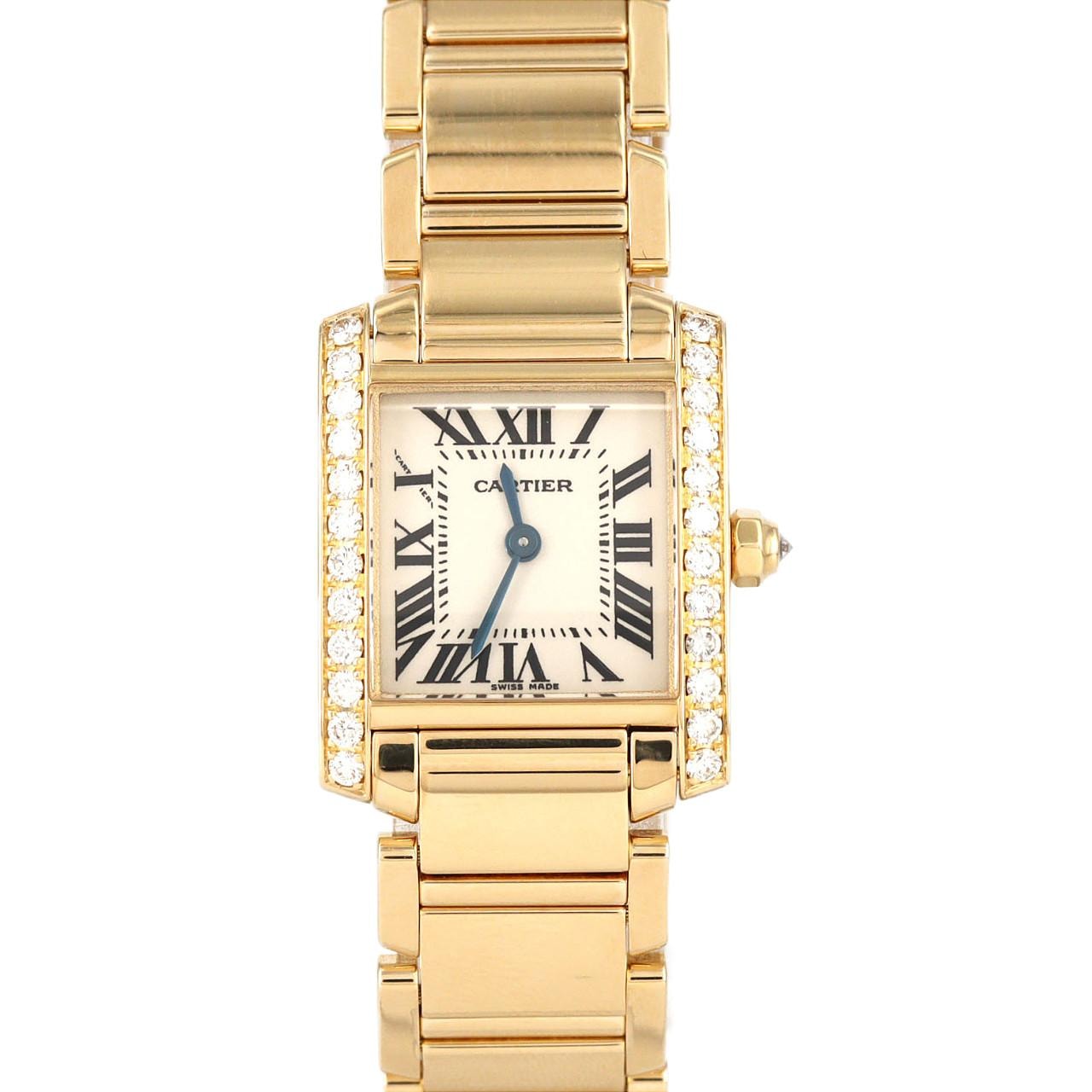 カルティエ タンクフランセーズSM YG/D WE1001R8 YG クォーツ