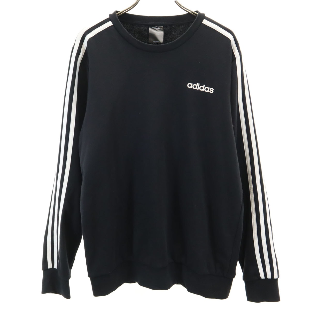 adidas アディダス 長袖 スウェット L ブラック トレーナー