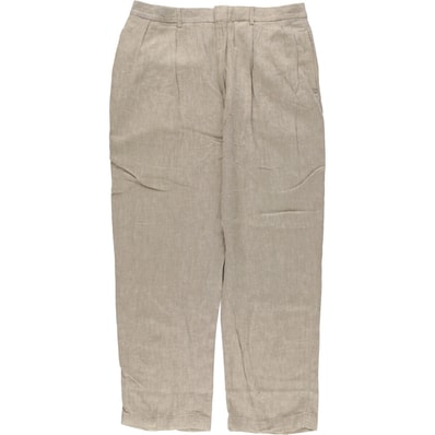 古着 ラルフローレン Ralph Lauren POLO by Ralph Lauren ツータック リネンパンツ スラックス メンズw33相当/eaa584167