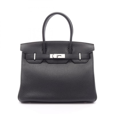 エルメス HERMES バーキン30 ハンドバッグ バッグ レザー トゴ トゴ □O刻印(2011年製造) レディース ブラック系 【中古】