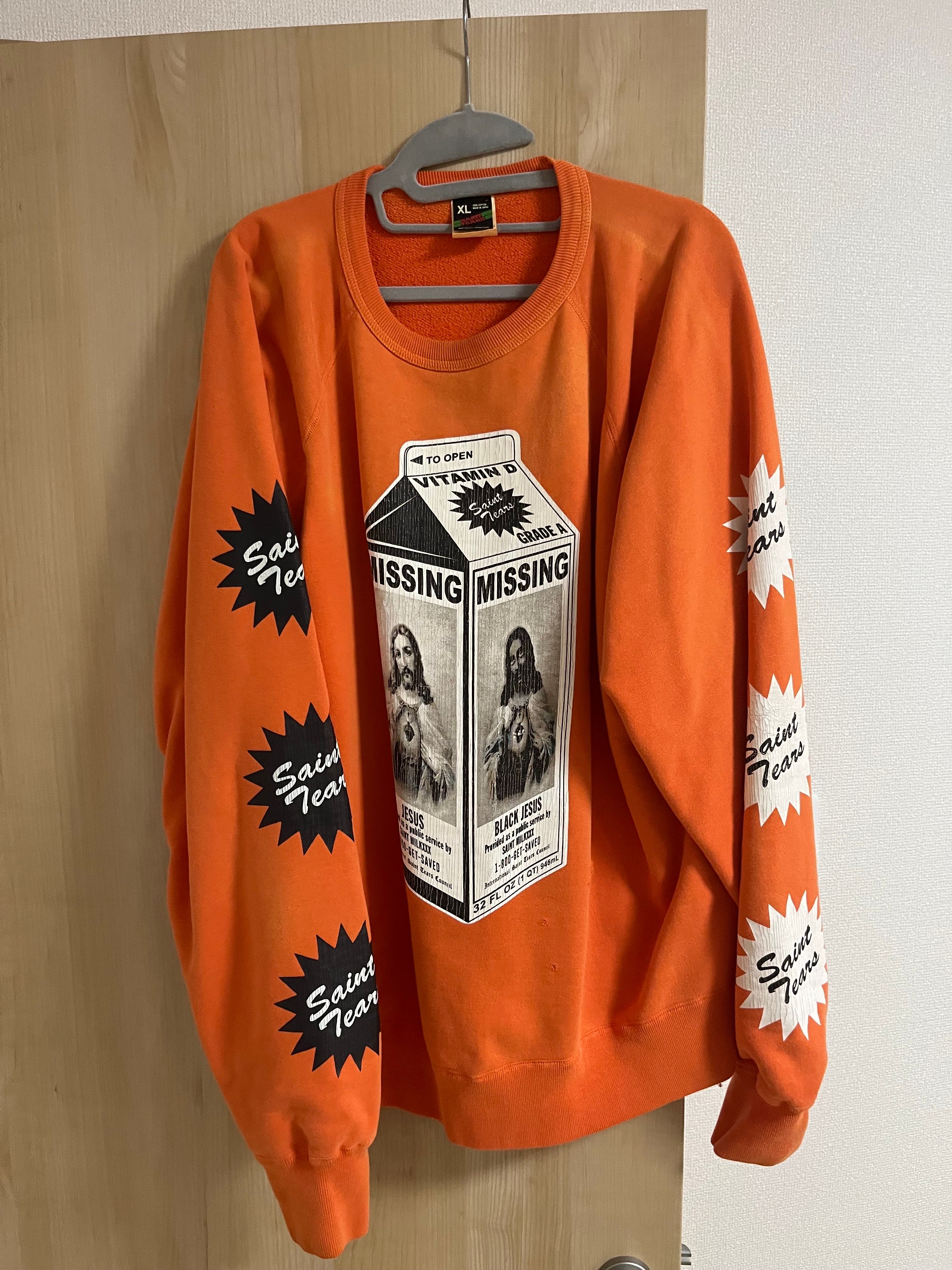 SAINT Mxxxxxx x Denim Tears Milk Pack Sweatshirt "Orange"