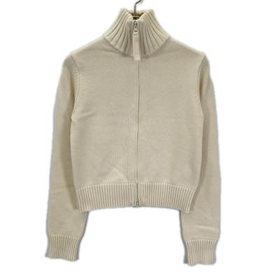 トゥデイフル 12520508 アイボリー Compact Zip Knit ジップニットジャケット F