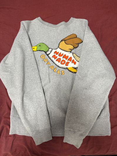 HUMAN MADE x KAWS SWEATSHIRT #2 "Grey"