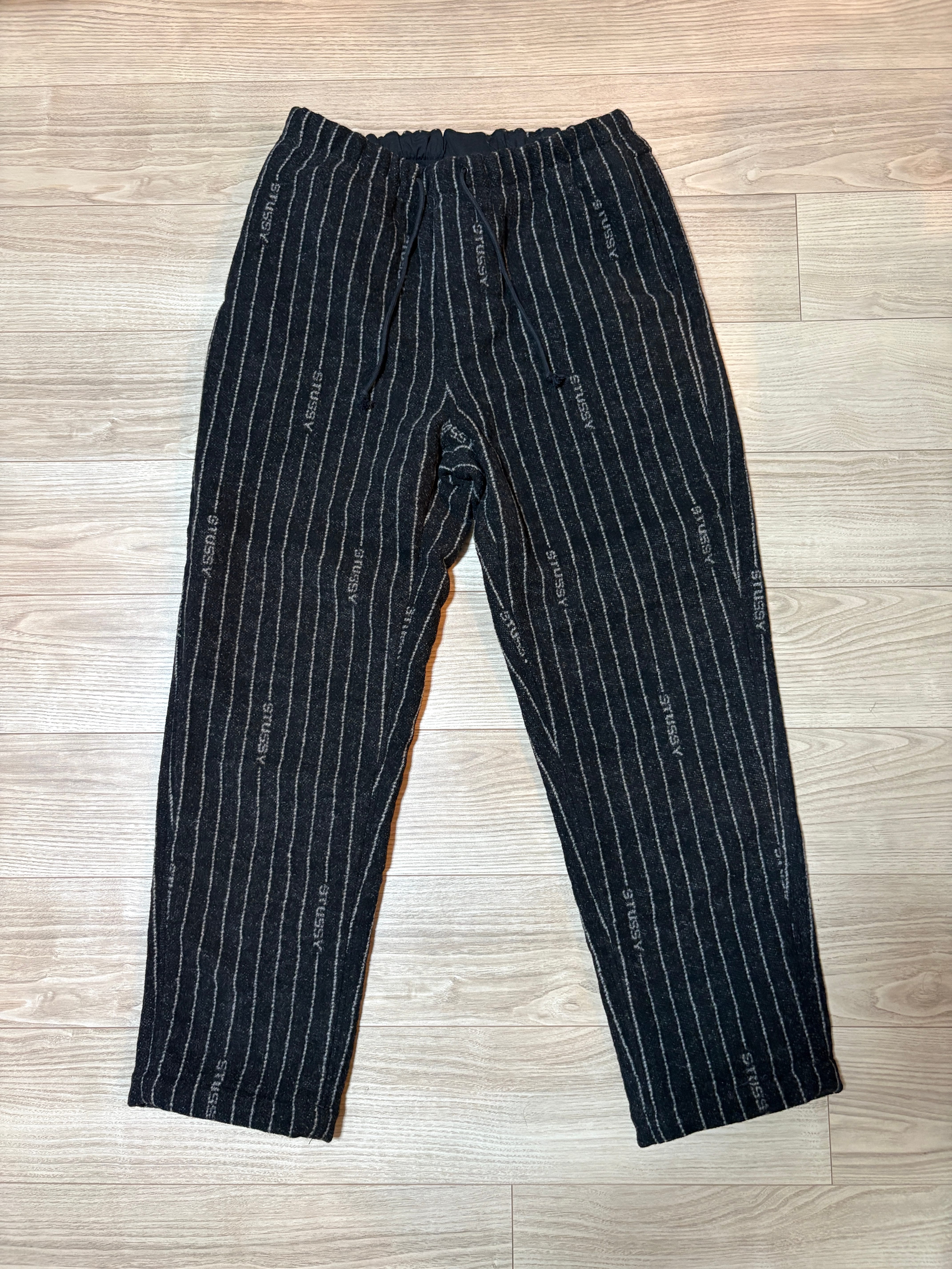 Stussy x Nike Striped Wool Pants 