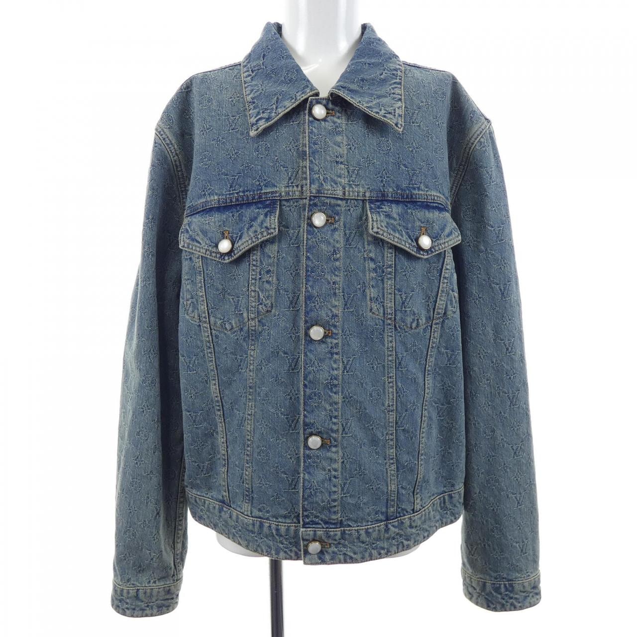 ルイヴィトン LOUIS VUITTON モノグラムジャカードデニムジャケット HRA79WUZD デニムジャケット