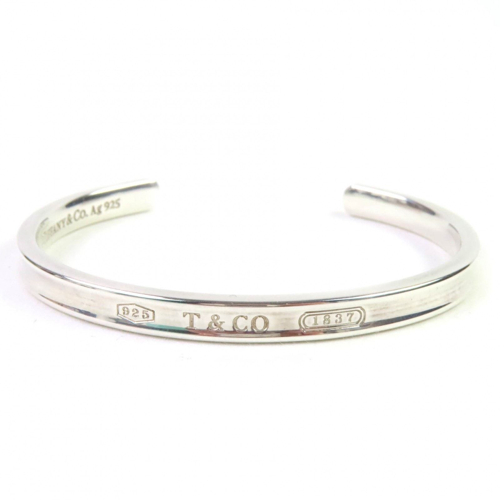 極美品 ティファニー
 バングル カフ シルバー レディース
