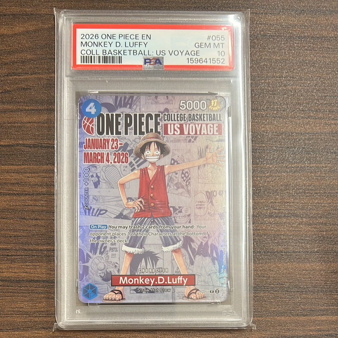 PSA10】モンキー・D・ルフィ：P (開封済) [P-055]【英語版
