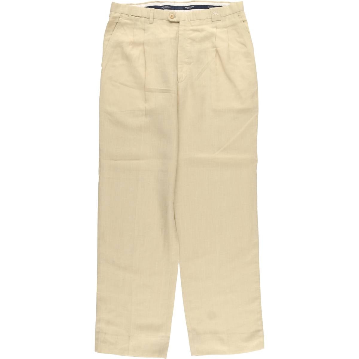 古着 バーバリー Burberry's BURBERRY LONDON ツータック スラックスパンツ メンズw34相当/eaa570605