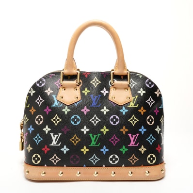 ヴィトン LV 2014年製 モノグラム マルチカラー アルマ PM ハンドバッグ【中古】