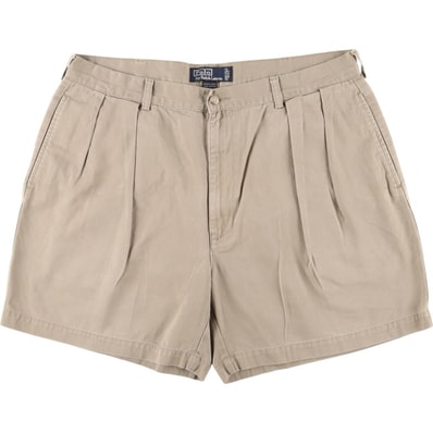 古着 ラルフローレン Ralph Lauren POLO by Ralph Lauren ANDREW SHORT ツータック チノショーツ ショートパンツ メンズw37相当/eaa417774