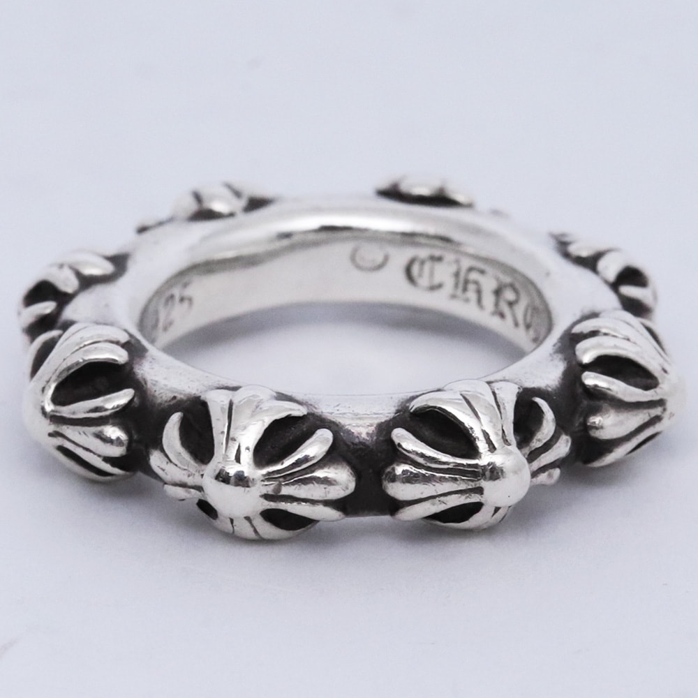 Chrome Hearts Cross Band Ring "Silver"