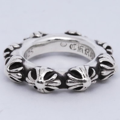 Chrome Hearts Cross Band Ring "Silver"