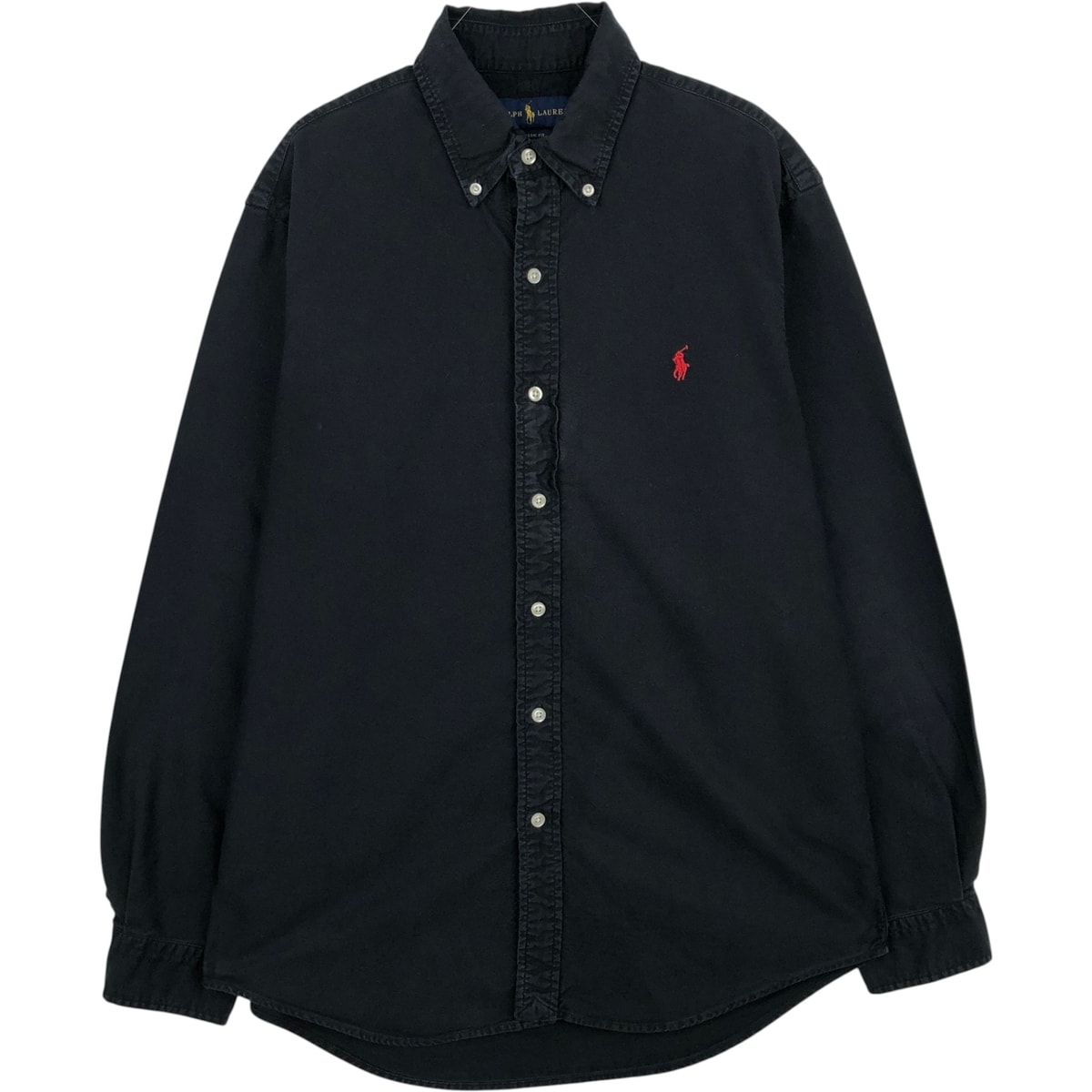 古着 ラルフローレン Ralph Lauren CLASSIC FIT クラシックフィット 長袖 ボタンダウンシャツ メンズM相当/eaa634427