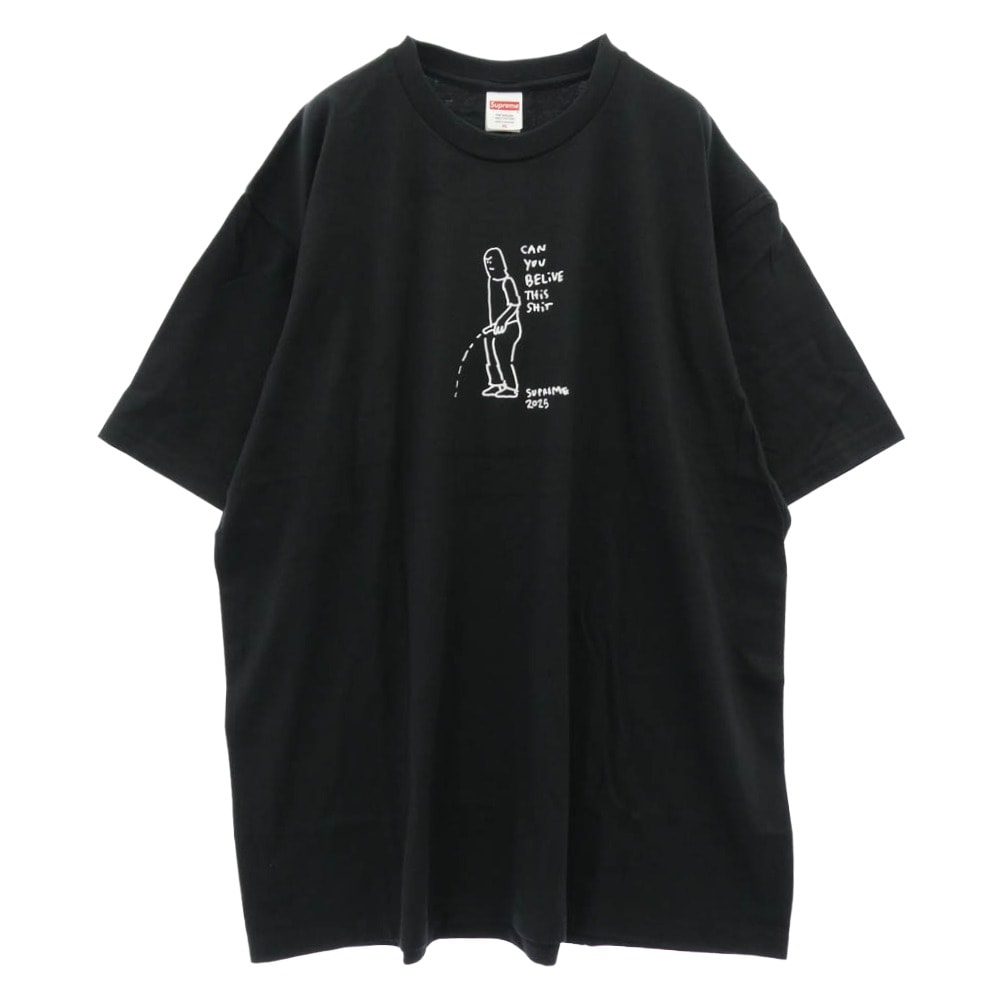 Supreme シュプリーム Tシャツ 25SS Piss Tee ピス 半袖 Tシャツ XL ダークグレー系 XL【極上美品】【中古】