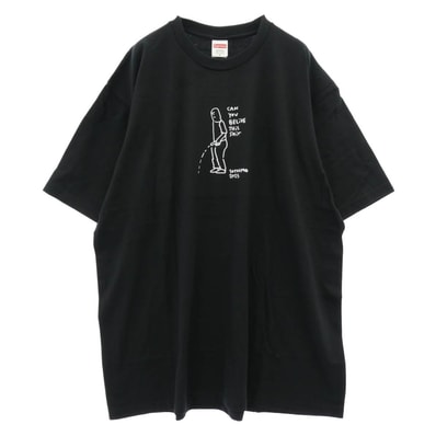 Supreme シュプリーム Tシャツ 25SS Piss Tee ピス 半袖 Tシャツ XL ダークグレー系 XL【極上美品】【中古】