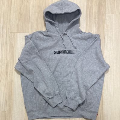 Supreme Motion Logo Hooded Sweatshirt "Heather Grey" (23SS)