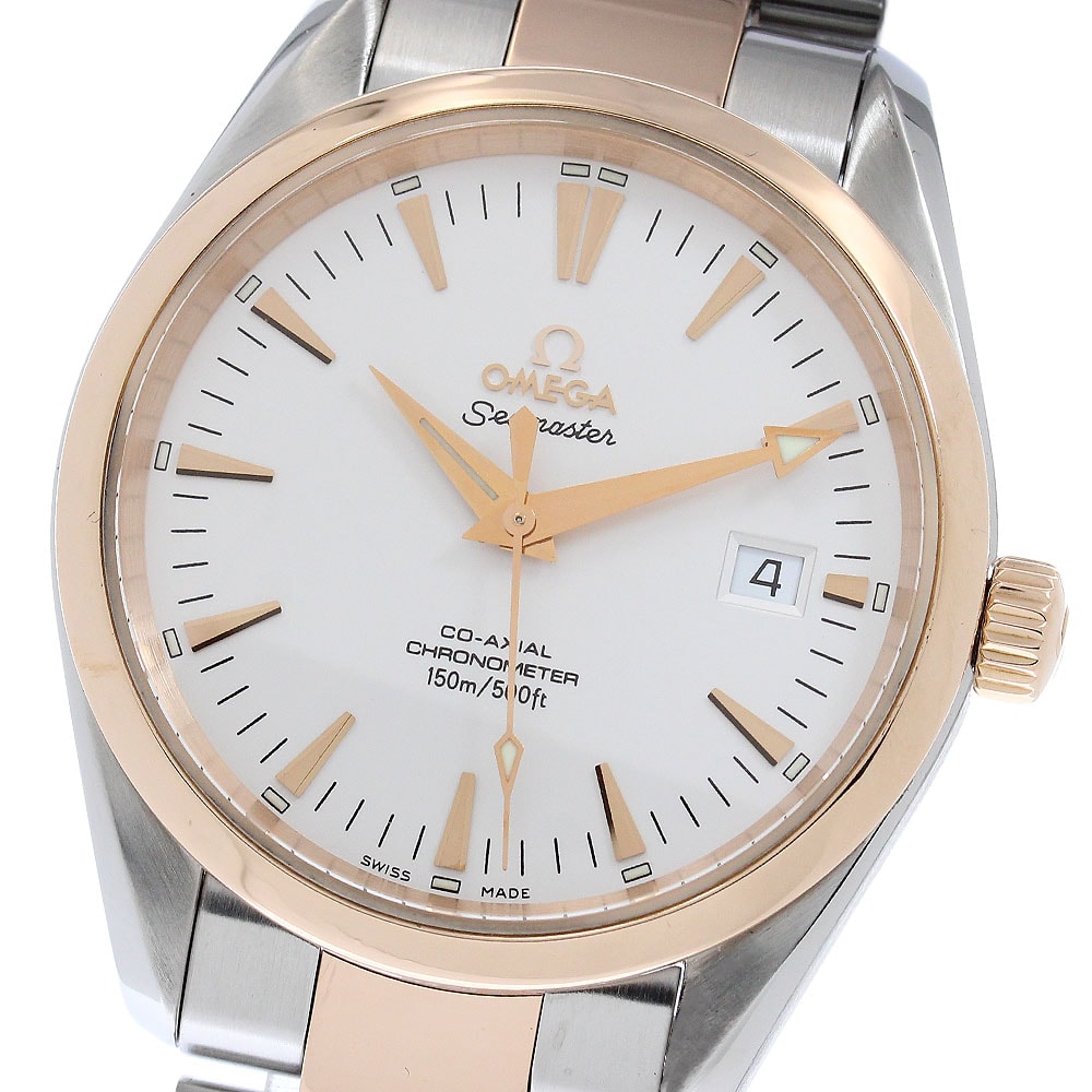 ☆美品 オメガ シーマスター アクアテラ 2303.30 メンズ 【中古】