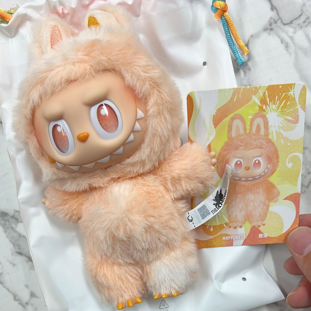 POP MART THE MONSTERS (LABUBU) Big into Energy Series Plush Pendant HAPPINESS