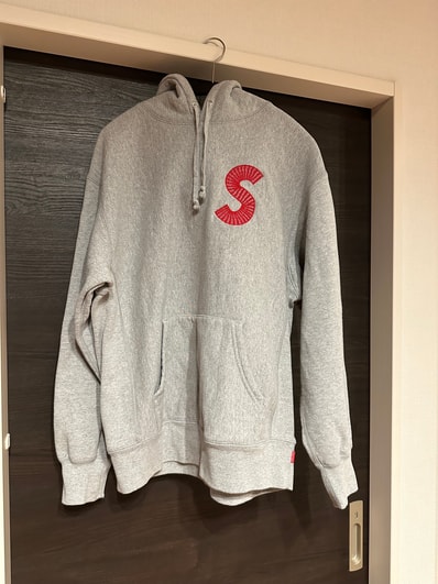 Supreme S Logo Hooded Sweatshirt "Heather Grey" (20FW)