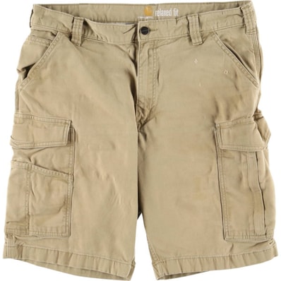 古着 カーハート Carhartt RELAXED FIT ダック カーゴショーツ ショートパンツ メンズw36相当/eaa534656