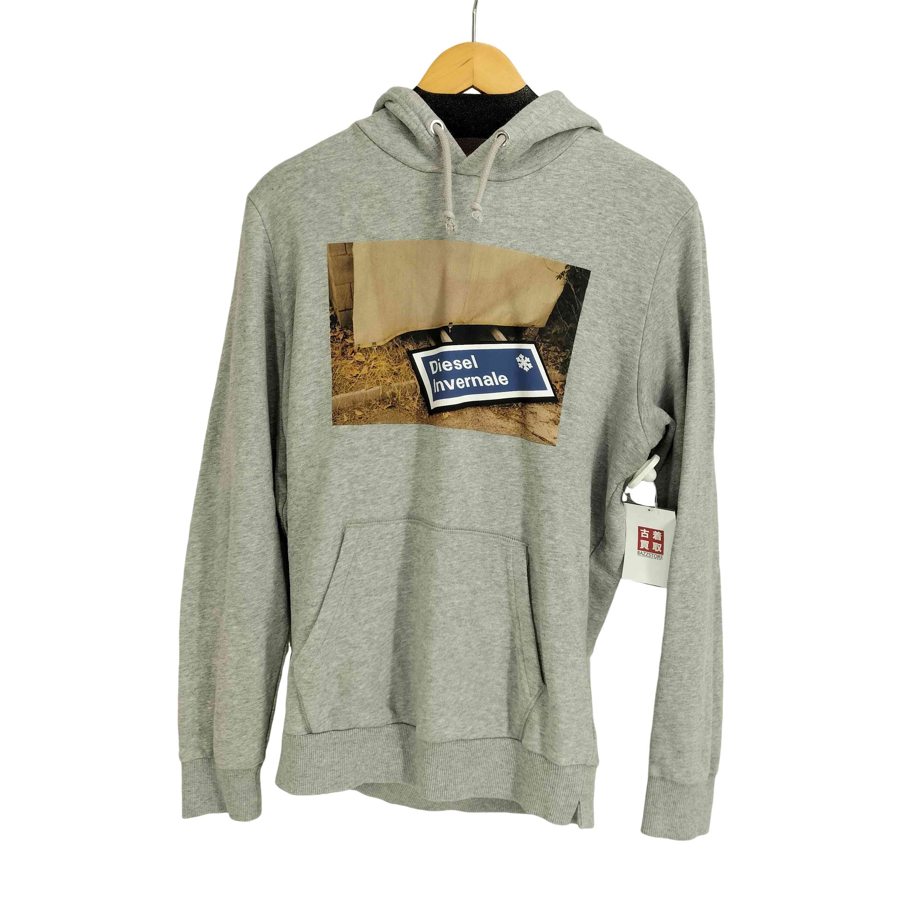 Invernaleプリント プルオーバーパーカー【1141386135555】