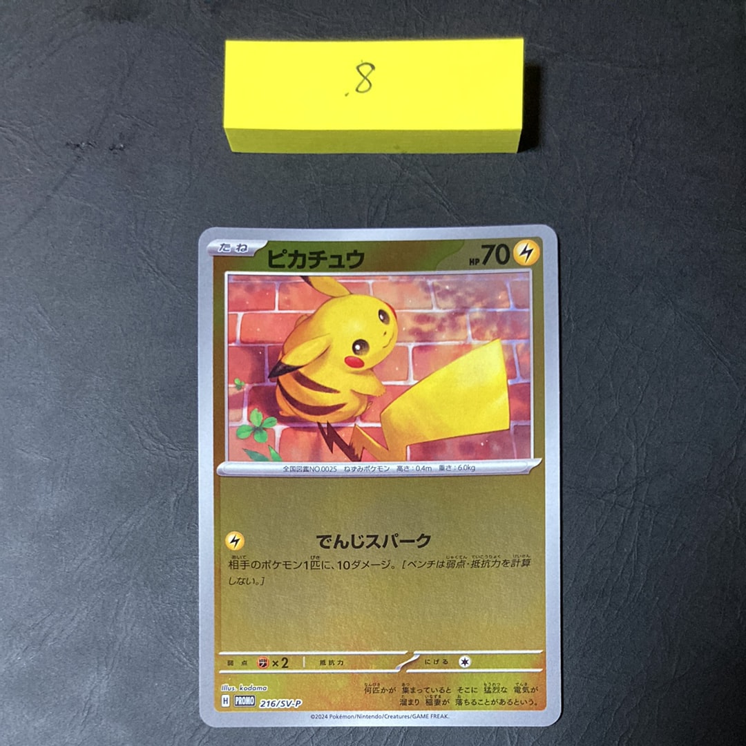 ピカチュウ P [SV-P 216](プロモカードパック「ポケカの夏がキタ!プロモカードGetキャンペーン!」)