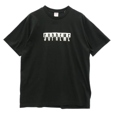 Supreme シュプリーム Tシャツ 25AW Split Tee スプリットロゴ Tシャツ 半袖カットソー ブラック系 L【新古品】【未使用】【中古】
