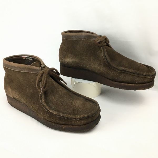 REGAL トリッカーズ モカシンブーツ size25.5 クレープソール ダークブラウン/茶/BROWN〉スエード加工 /men's 管No.WA142