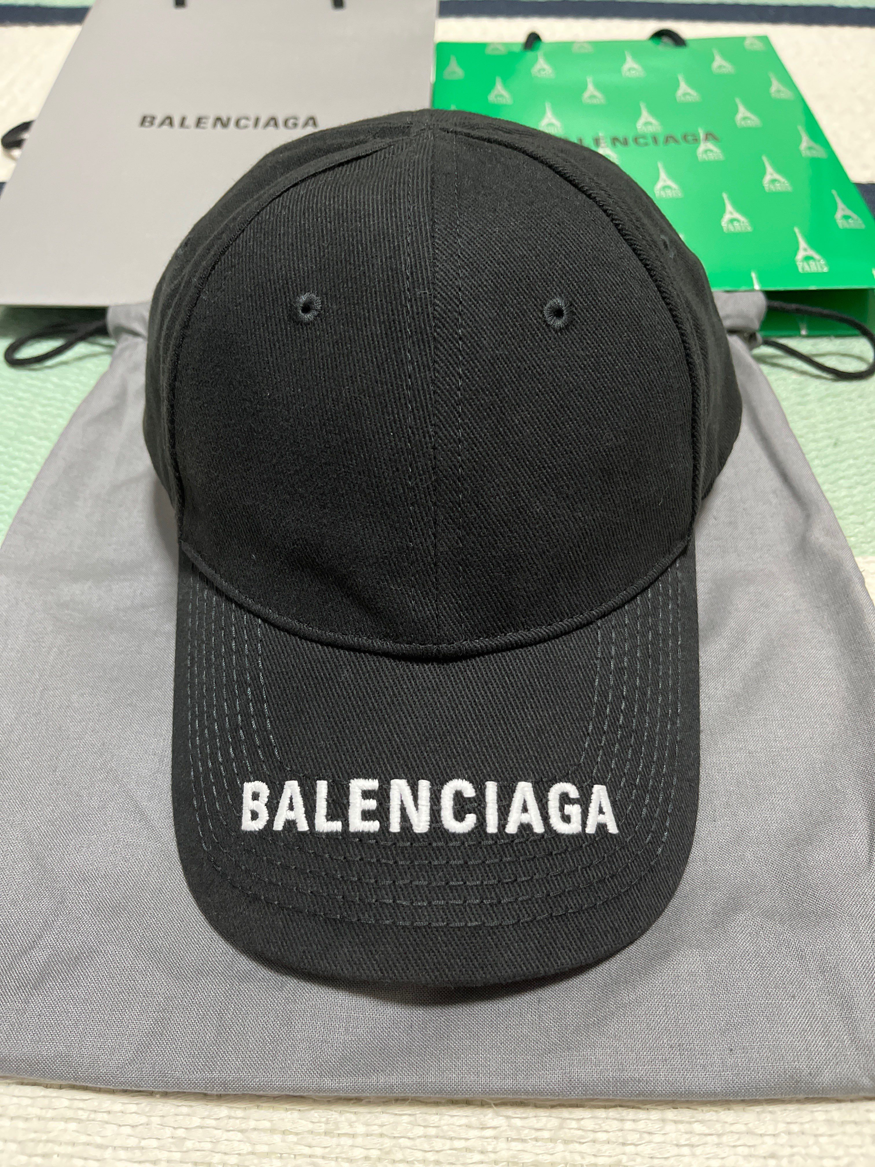 BALENCIAGA Visor Logo Cap "Black"