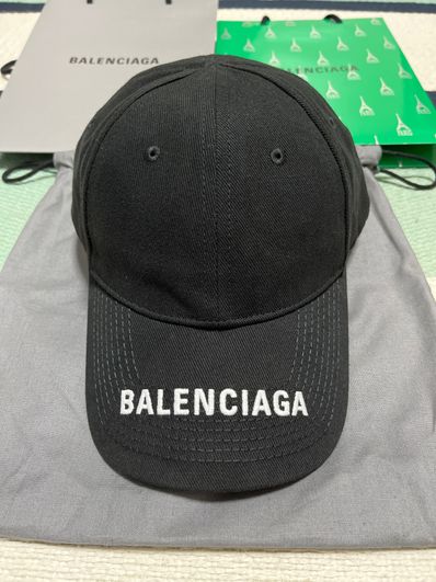 BALENCIAGA Visor Logo Cap "Black"