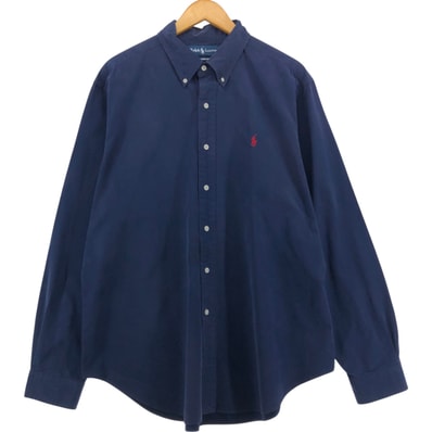 古着 ラルフローレン Ralph Lauren CLASSIC FIT クラシックフィット 長袖 ボタンダウンシャツ メンズXL相当/eaa561017
