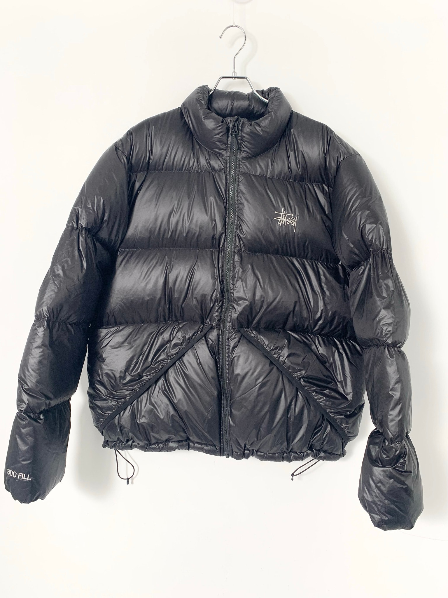 Stussy Micro Ripstop Down Jacket "Jet Black"