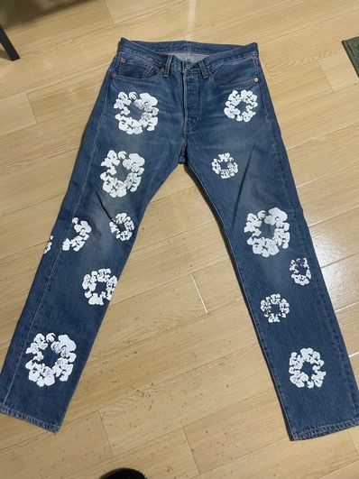 LEVI'S x Denim Tears The Cotton Wreath Jean "Dark Wash" A1592-0001