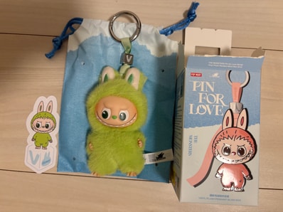 POP MART THE MONSTERS (LABUBU) Pin for Love Series-Vinyl Plush Pendant (N-Z) V