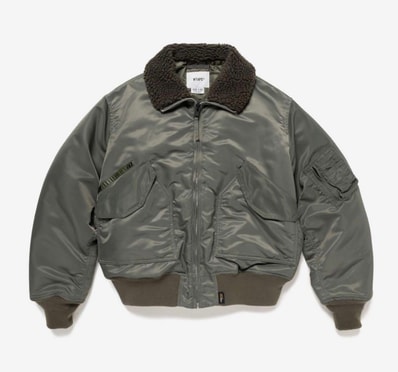 WTAPS ES / Jacket / Nylon. Satin. CORDURA "Olive Drab"