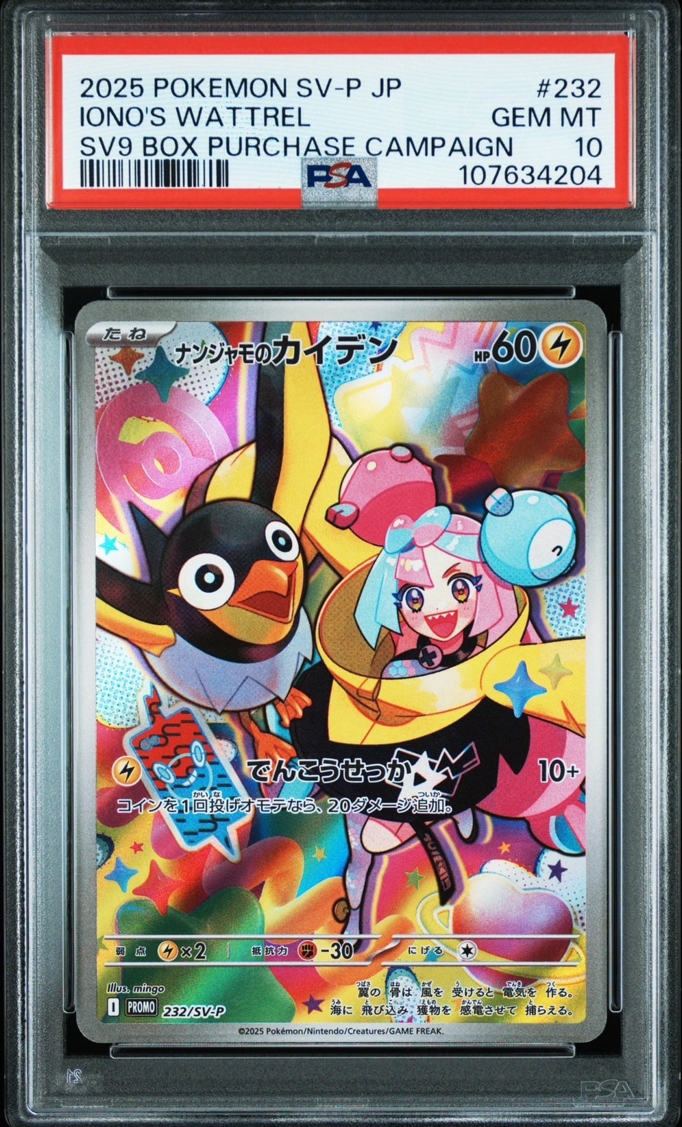 ナンジャモのカイデン P [SV-P 232](プロモーションカード「拡張パック バトルパートナーズ Box購入キャンペーン」)