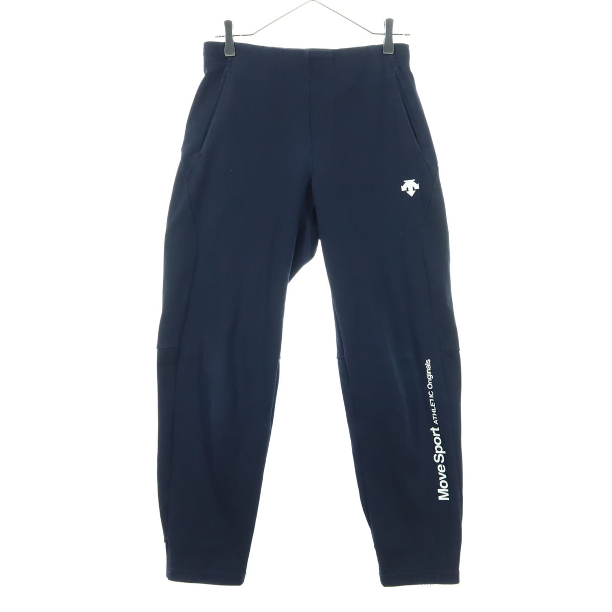 DESCENTE デサント ロゴプリント イージーパンツ M ネイビー