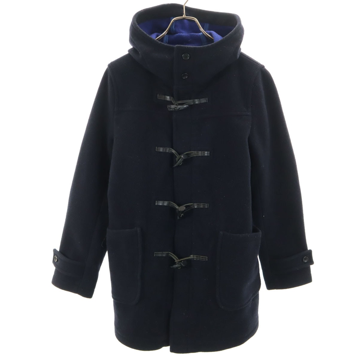 BEAMS HEART ビームスハート ウールブレンド ダッフルコート M ネイビー