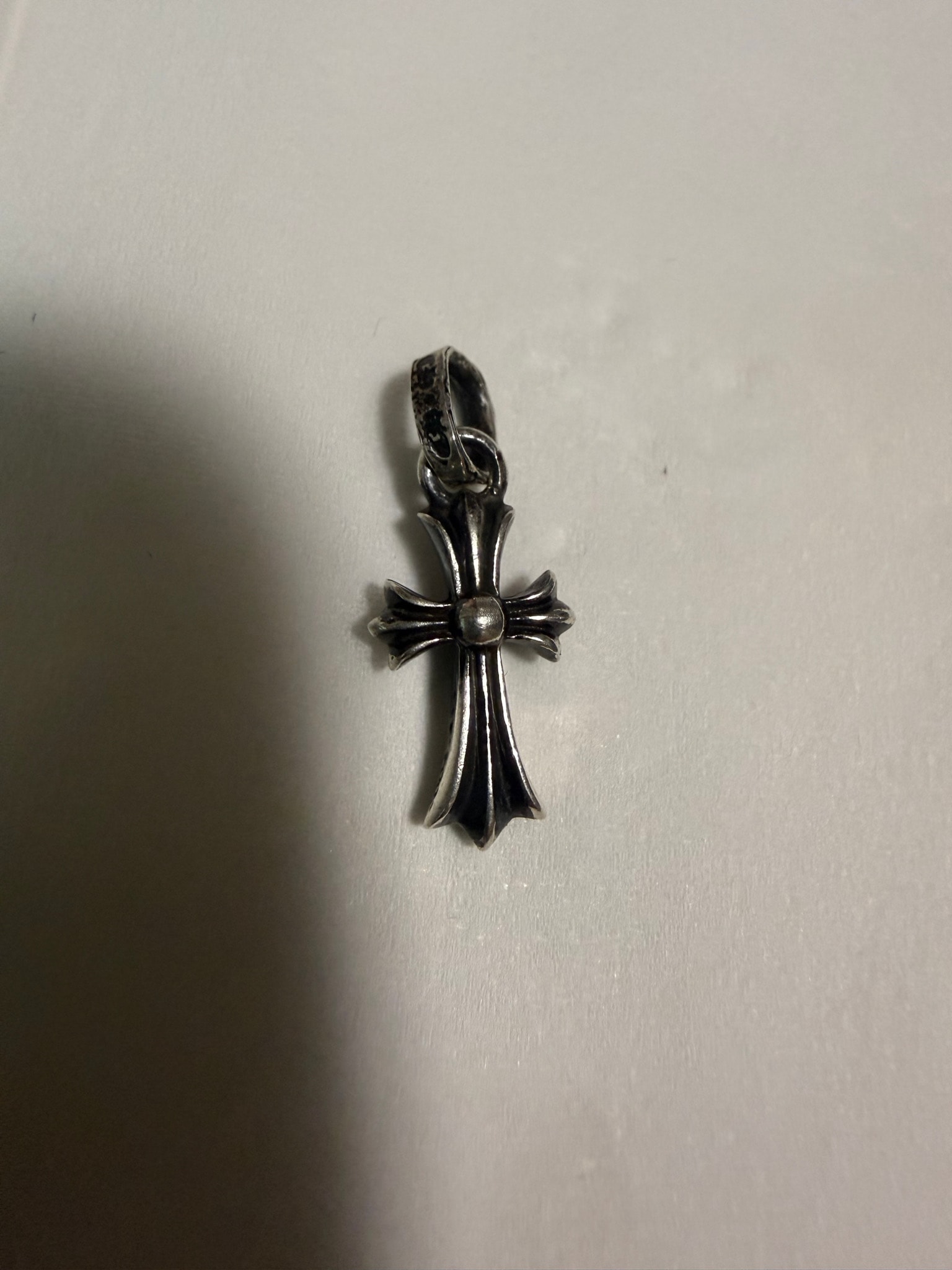 Chrome Hearts Cross Baby Fat Charm "Silver"