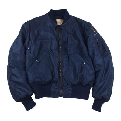 The REAL McCOY'S ザリアルマッコイズ ジャケット TYPE B-15C MODIFIED モディファイド ミリタリー フライト ジャケット ネイビー系 34【中古】
