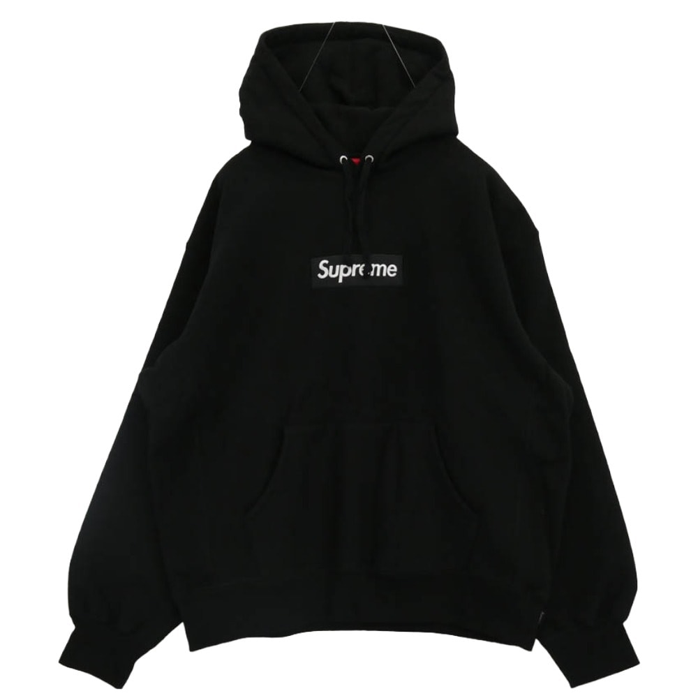 Supreme シュプリーム ジャケット 23AW Box Logo Hooded Sweatshirt ボックスロゴ プルオーバー スウェット パーカー ブラック系 M【極上美品】【中古】
